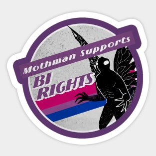 Bi Pride Mothman Sticker